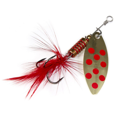 Блесна вращающаяся Lucky John Spin-X Long 05 12,0гр. цв. GR