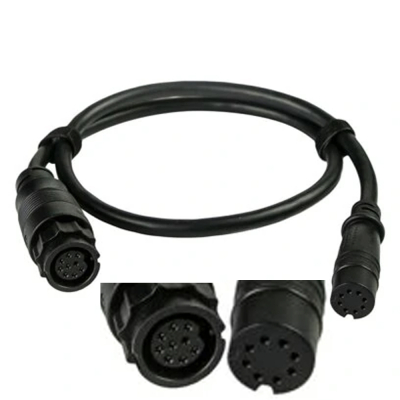 Адаптер Lowrance 8-Pin Black to 9-Pin Black Adaptor. xSONIC Transducer to Hook² (000-14069-001)