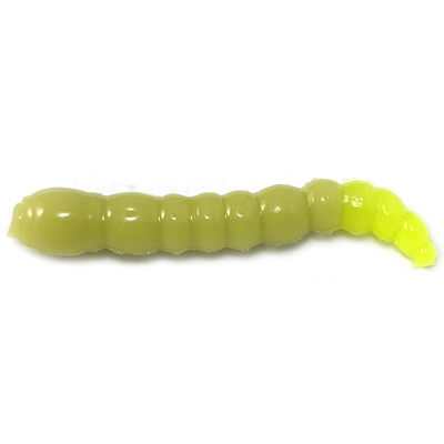 Силиконовая приманка Boroda Baits Kora Buba цвет Фисташка/Лимон, 12 шт./уп.