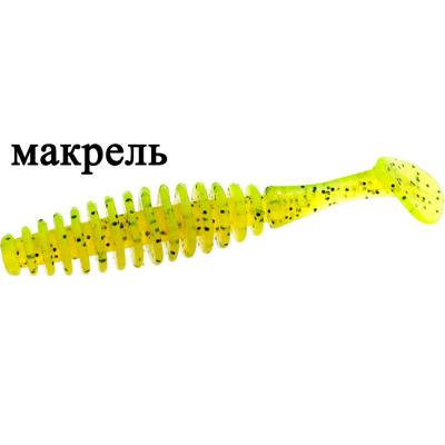 Мягкая приманка Flagman Prime 4" цв. chart pepper 5pc macrell