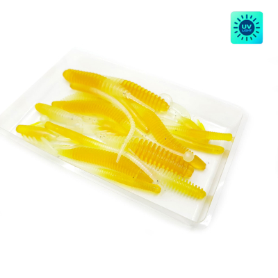Силиконовые приманки Chuper Trout Mix 2.0 Бабл Crystal Yellow + Crystal Perl