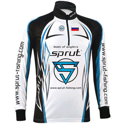 Футболка Sprut Team of Anglers White/Black/Blue р.XXXL