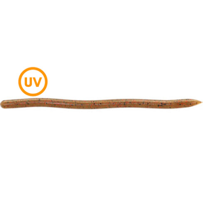 Силиконовая приманка черви Reins Swamp Worm Jr 4.8" цв. #805 UV Ebimiso