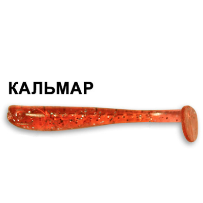 Силиконовая приманка Crazy Fish Nano Minnow 6-4-4-6 кальмар цв. cherry (вишня)
