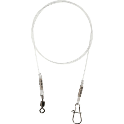 Поводок Mikado JAWS Fluorocarbon SUPER STRONG ( 1,0мм, 50см, 42кг) 2 шт. (ZGJ08-50-42)