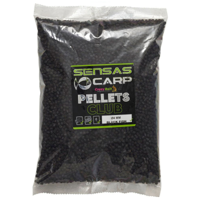 Пеллетс Sensas Club Black Fish 4мм 1кг