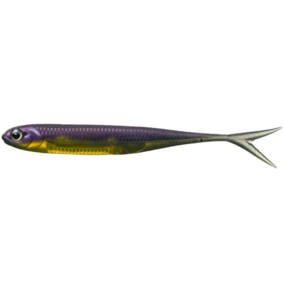 Мягкие приманки Fish Arrow Flash J Split 5" #05-Purple Weenie/Silver (4шт.)