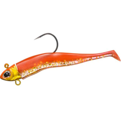 Силиконовая приманка с джиг-головкой Daiwa Morethan Seabass Rodem Mini 10g цвет O.G