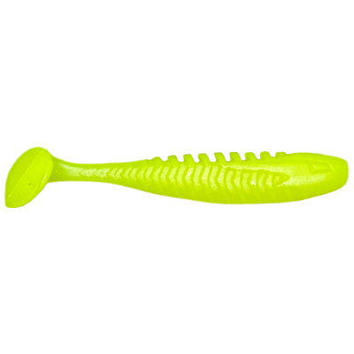 Силиконовые приманки 11Lures Loony Tail цвет Fluo Lemon