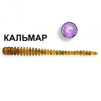 Силиконовая приманка Crazy Fish Cruel Leech 2.2" 8-55-17-6 кальмар цв. pepper caramel (карамель с перцем)
