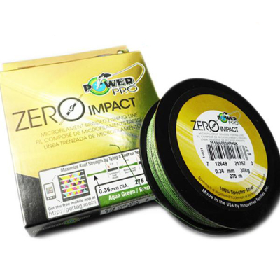 Плетеный шнур Power Pro Zero I Aqua Green 135m - 0,41mm