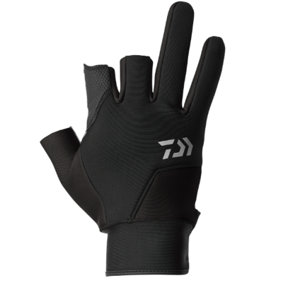 Перчатки Daiwa DG-7824W All Round Cold Protection Gloves 3 Pieces Cut (Black) 2XL (4550133488191)