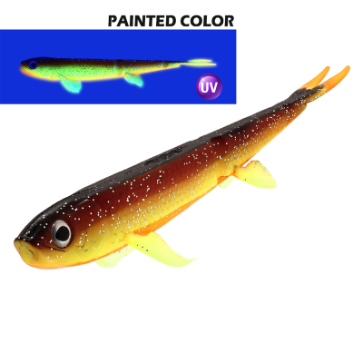 Силиконовая приманка Vido Craft Sebastian 17см (7") цвет 11, 2 шт/упак