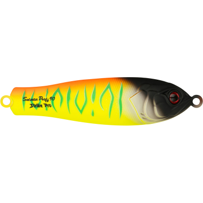 Блесна Strike Pro Salmon Profy 90CD, 90 мм, 22 гр, Двойник-незацепляйка, цвет: A242S Su