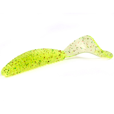Силиконовая приманка Lucky John Pro Series Ultraworm Curly 2,0" (05.00)/S15 9шт.