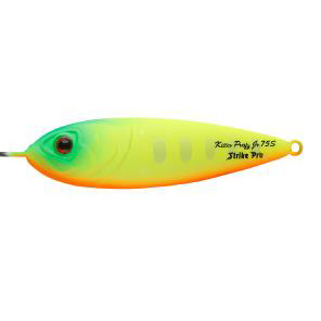 Блесна шумовая Strike Pro Killer Pike 55S 7.2гр. 5,5см незацепляйка одинарник PST-02AS #A178S-CP