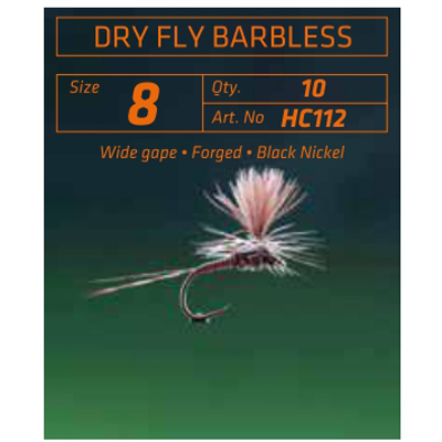 Крючок Hemingway's HC 112 Dry Fly Barbless #12, 10 шт.