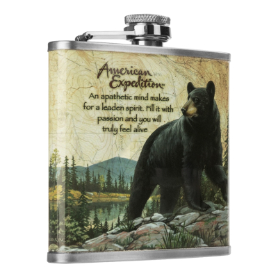 Фляжка Медведь 210 мл А03-1