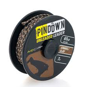 Противозакручиватель Avid Carp Pin Down Unleaded Leader - Gravel/Clay 65lb 10m AVPD/GC65