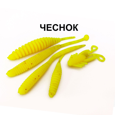 Силиконовые приманки Chuper Trout Mix Тёмно-жёлтый чеснок