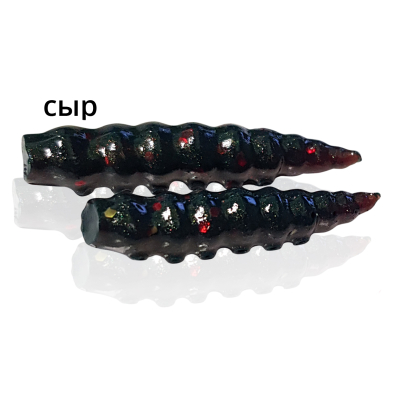 Мягкая приманка MF_pro Личинка 3.5 см - 10шт. отработка  сыр