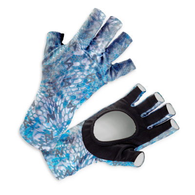 Солнцезащитные перчатки Veduta UV Gloves Reptile Skin Blue S