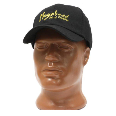 Кепка Megabass Field Cap Brush Logo Blk/Gld
