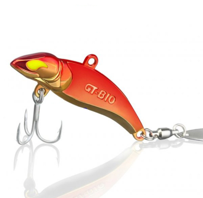 Блесна GT-BIO MARS-Jump Shark (золото красный) 10гр,  GT-32T