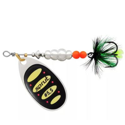 Блесна вращающаяся Sprut Alba Ball System Spinner #5,5 (24g/SBKY)