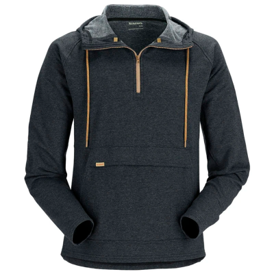 Толстовка Simms Vermilion Hoody, Black Heather, XXL