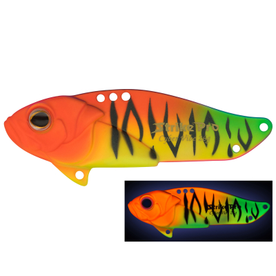 Блесна-Цикада Strike Pro Cyber Vibe 55, 55 мм, 17 гр цвет Parrot Mat Tiger (JG-005D#A244S)
