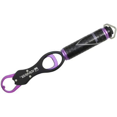 Захват для рыбы с весами Kahara KJ Rubber LIP GRIP BK/PU