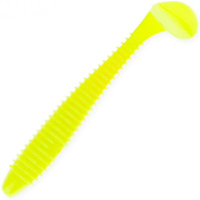 Силиконовая приманка Akara Fat Tail-3,3 80мм цвет 04Y(4 шт)