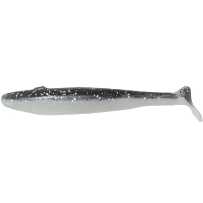 Силиконовая приманка Gan Craft Bariki Shad 3.8" цв. #011-Magic Shad