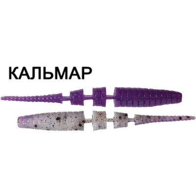 Силиконовая приманка Crazy Fish Polaris 3" 24-68-51d-6 кальмар цв. Milky Way