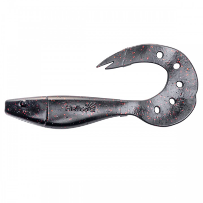 Силиконовая приманка Helios Kasandra 4" 29/10,9см Dark Star 5шт. (HS-34-047)