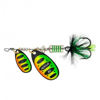 Блесна вращающаяся Sprut Alba Tandem Spinner #3 (9g/FT)