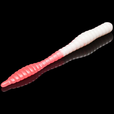 Силиконовая приманка Soorex Pro Sorex Worm 80mm цв. #226 White/Pink glow Cheese 6pcs