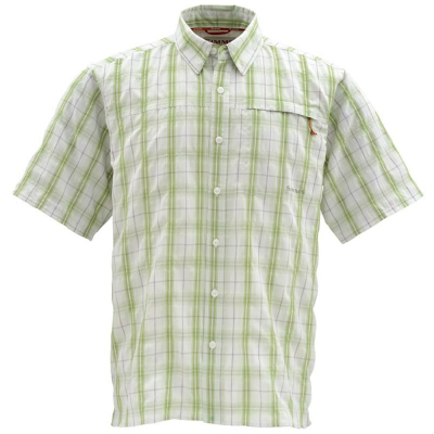 Рубашка Simms Outer Banks SS Shirt, S, Seagrass Plaid