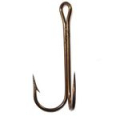 Двойной крючок Eagle Claw 2957 D Bronze № 1/0 (25 шт.)