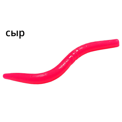 Силиконовая приманка Trout Zone Wake Worm-2 3.2" Сыр цв. бабл гам