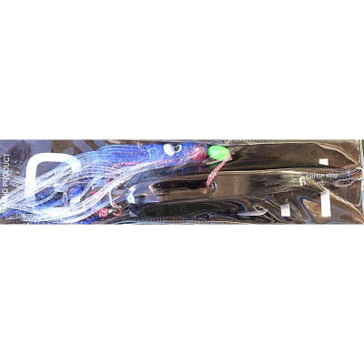 Пилкер с кальмаром GRFish Flashing Set 400S, 400g, 124mm, цвет P46