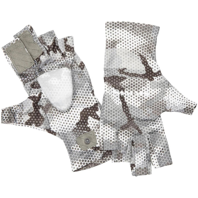 Перчатки Simms SolarFlex SunGlove, Hex Flo Camo Steel, XL