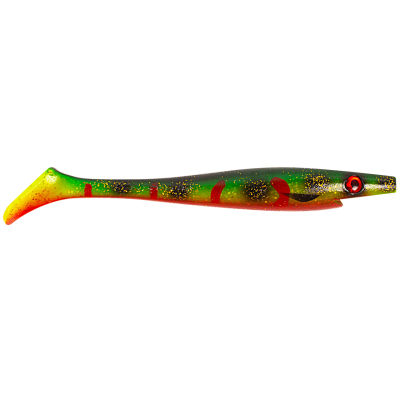 Силиконовая приманка XXL Strike Pro Giant Pig Shad 26см 130гр  Psycho Spotted Bullhead цв. #133 (9927409)