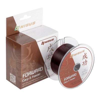 Леска Nisus Forward Carp & Feeder Brown 150m 0,286mm