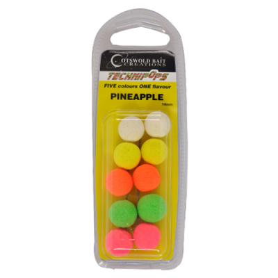 Бойлы плавающие Cotswold Baits Technipops Pineapple 14mm 10шт BP0003 (ананас)