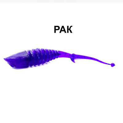 Силиконовые приманки Chuper Shark Tail 90мм Violet Рак