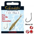 Крючок Gamakatsu BKD-Drop Shot Rig W39 170см №4 d поводка 018 (3шт)