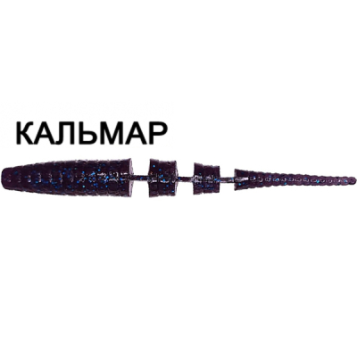 Силиконовая приманка Crazy Fish Polaris 3" 24-68-99-6 кальмар цв. Grape