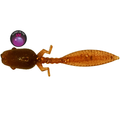 Силиконовая приманка креатура головастик слаг RuBaits Tadpole - RBTd50SC04 - Удав УФ